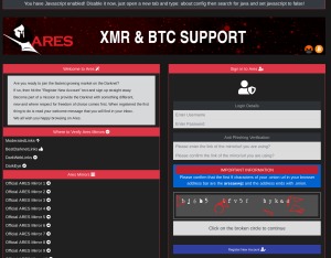 ares darknet market