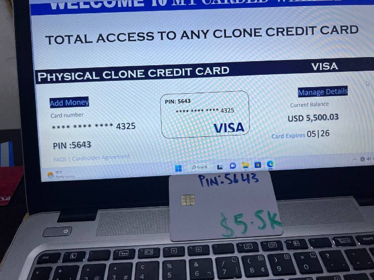 buying credit cards on dark web