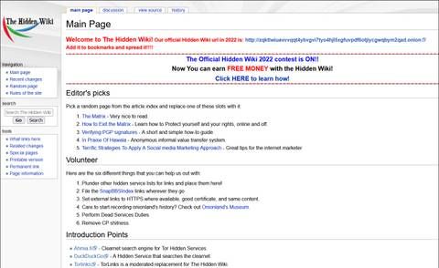 the dark web websites