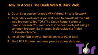 how to get on the dark web on iphone